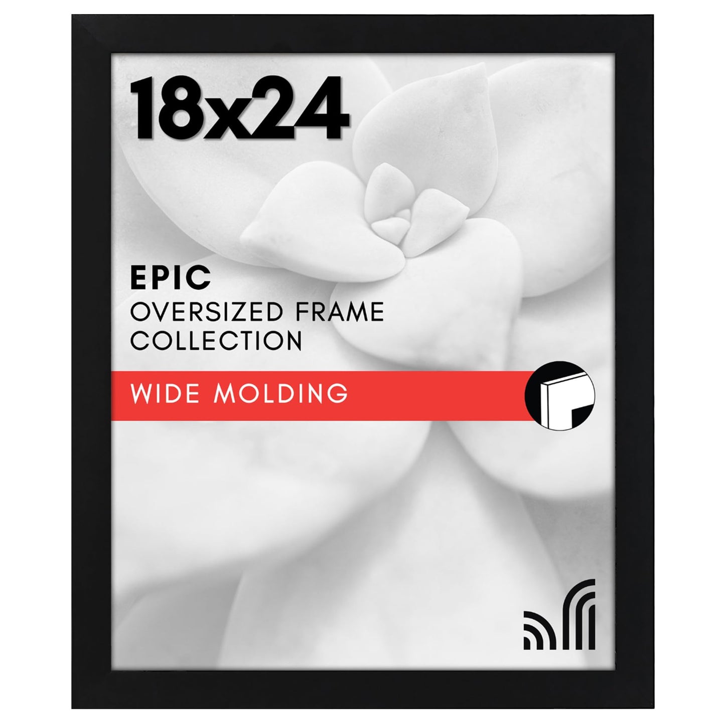 Gallery Poster Frame with Wood Grain Finish | Epic Collection
