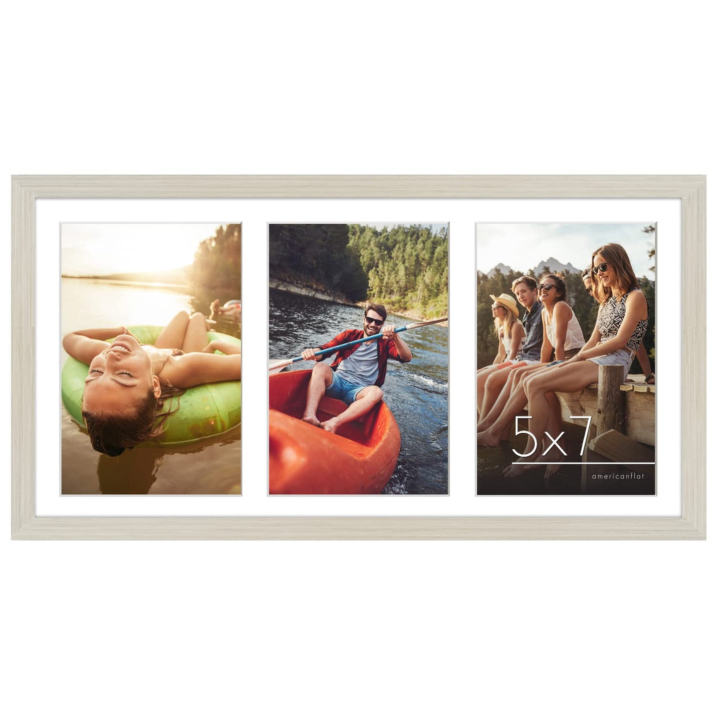 Americanflat Picture Frame with Classic Molding | Signature Collection Collage Picture Frame