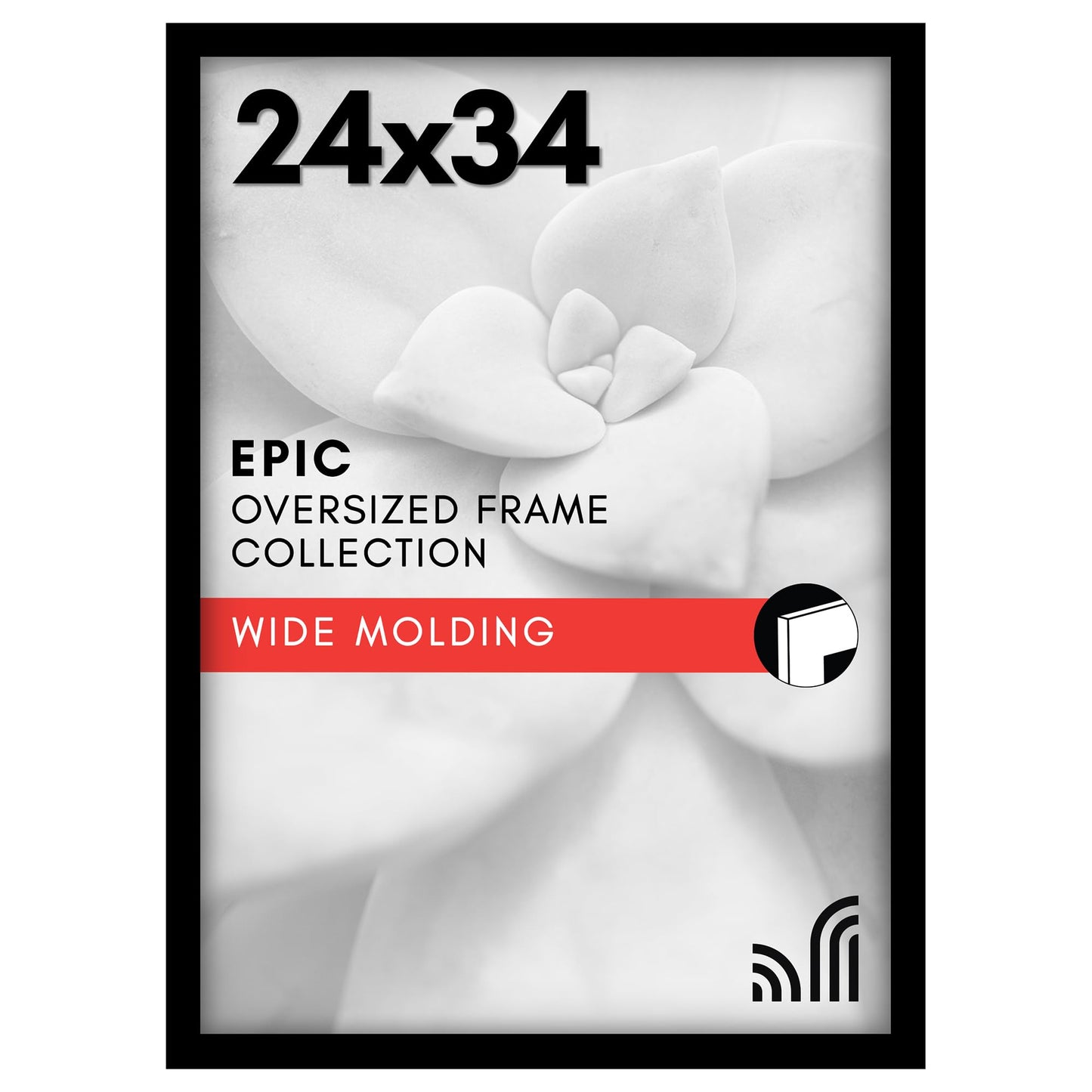 Gallery Poster Frame with Wood Grain Finish | Epic Collection
