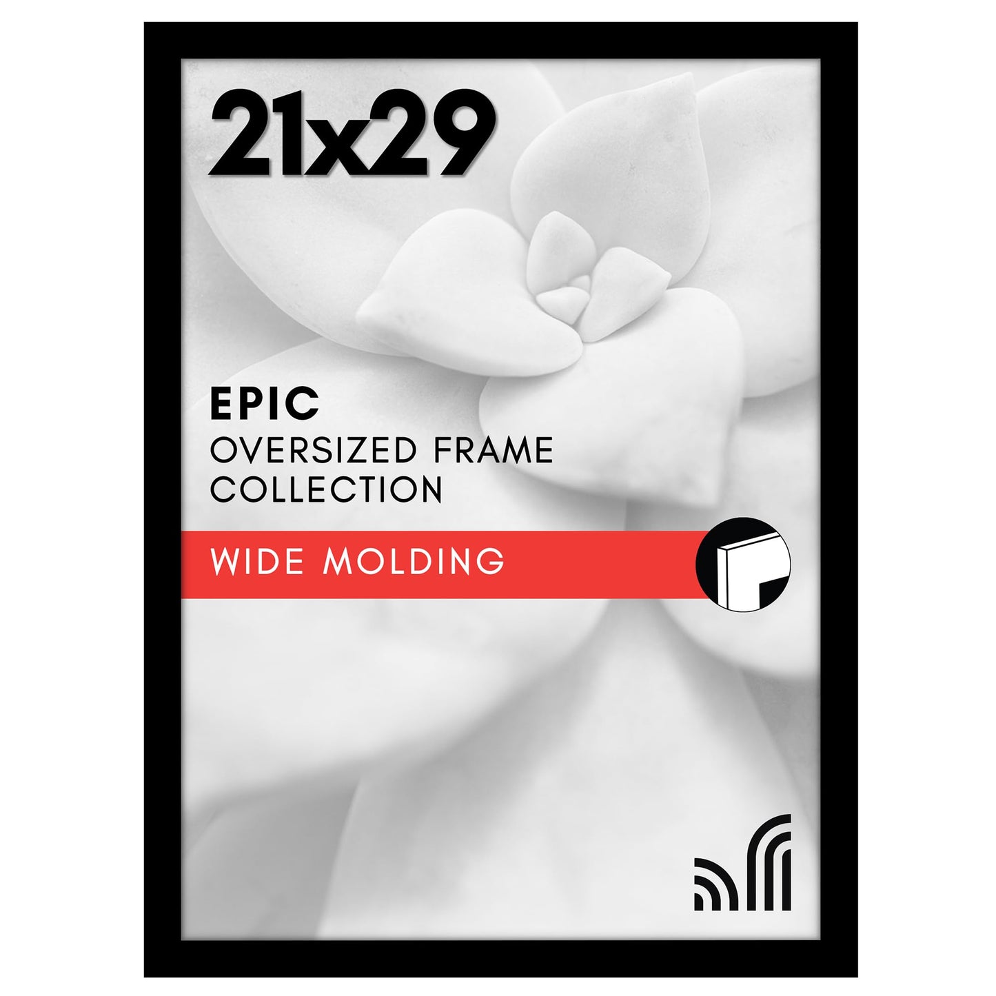 Gallery Poster Frame with Wood Grain Finish | Epic Collection