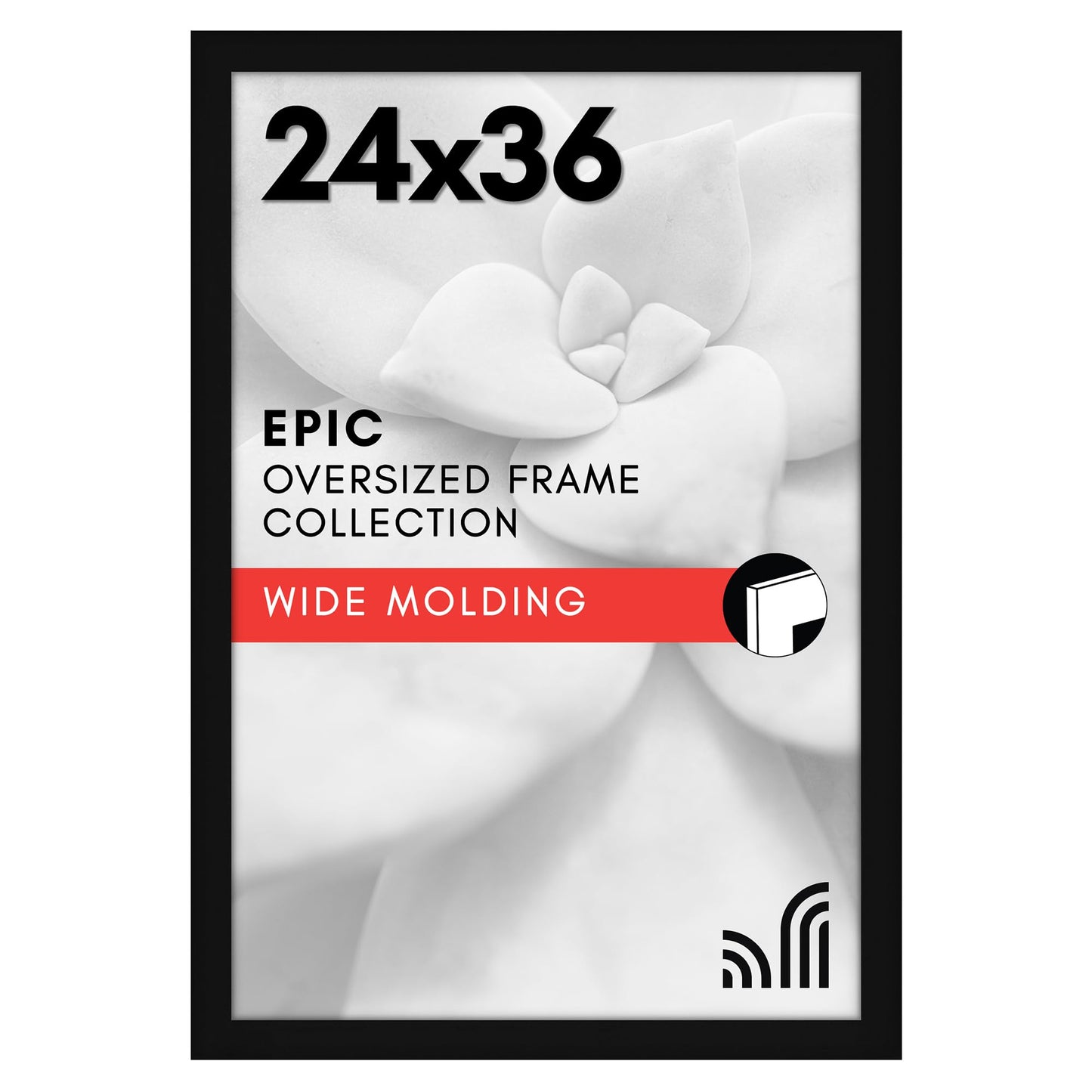 Gallery Poster Frame with Wood Grain Finish | Epic Collection