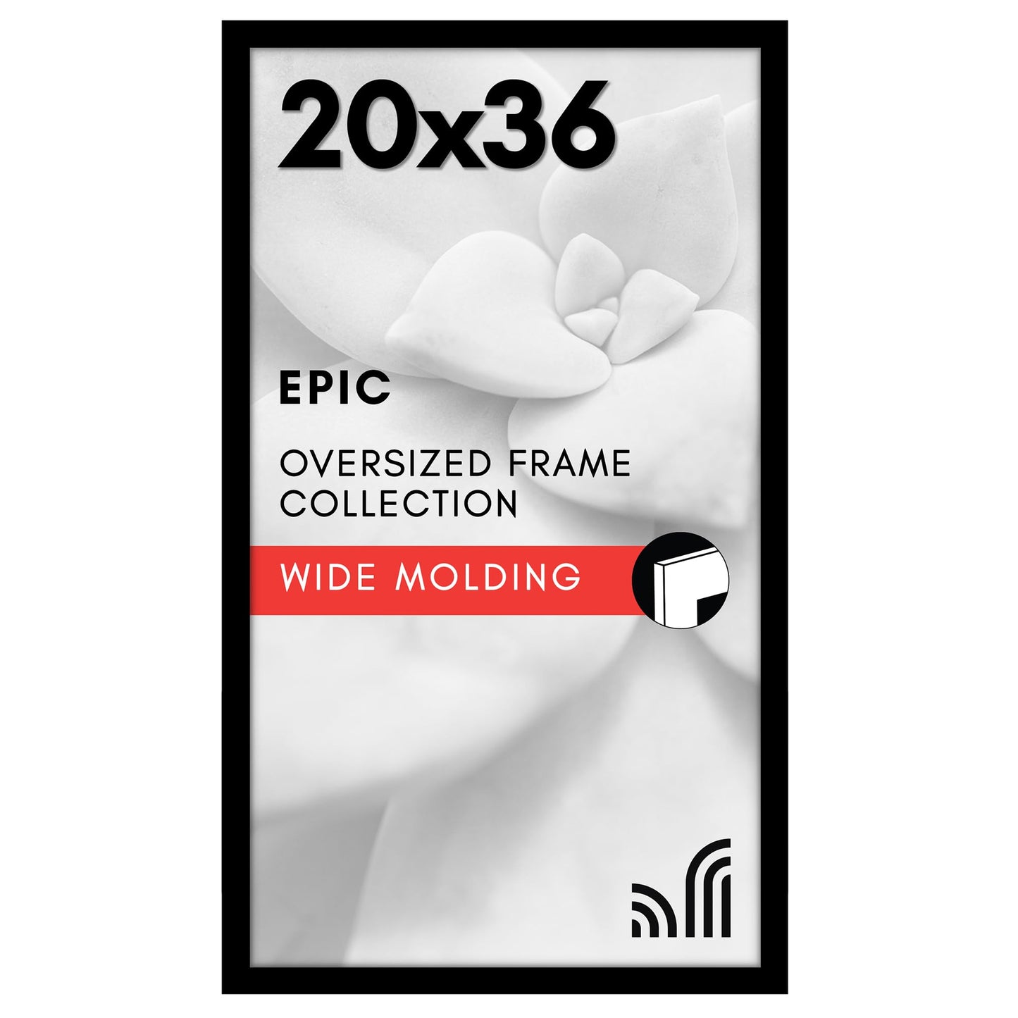 Gallery Poster Frame with Wood Grain Finish | Epic Collection