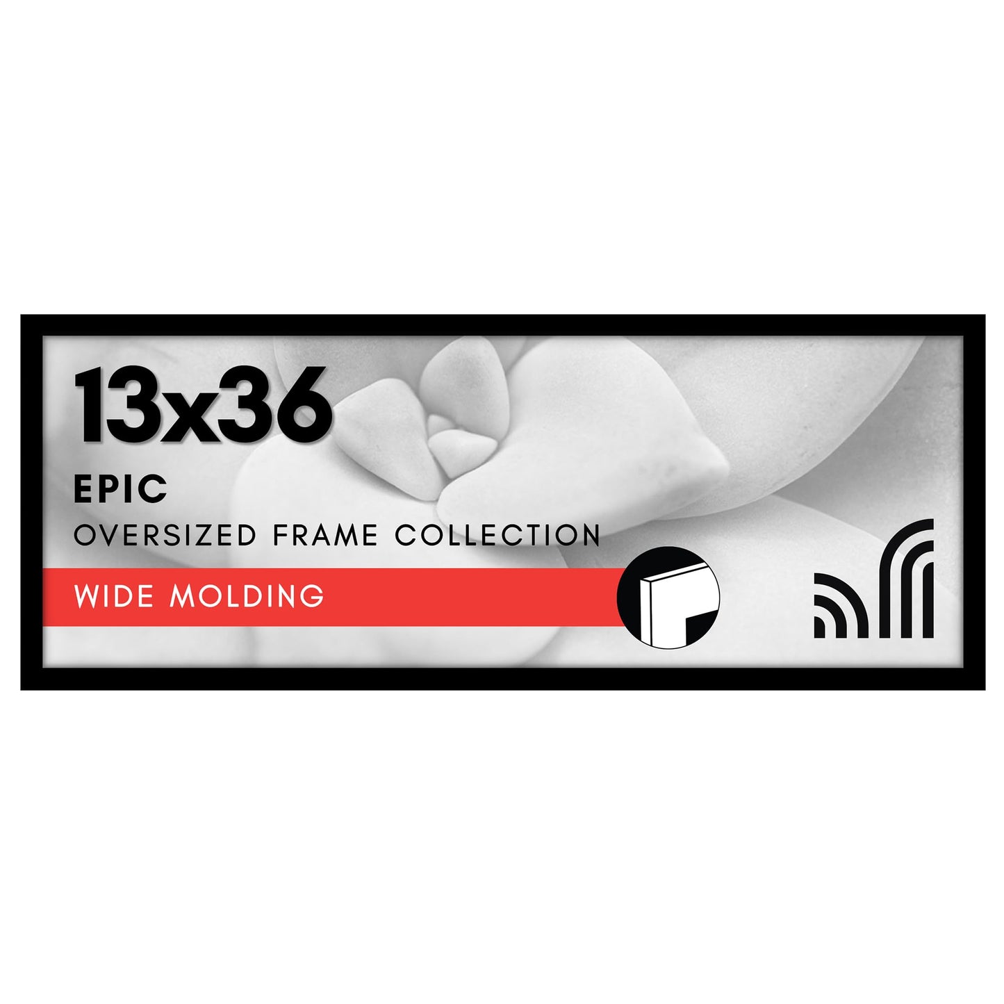 Gallery Poster Frame with Wood Grain Finish | Epic Collection