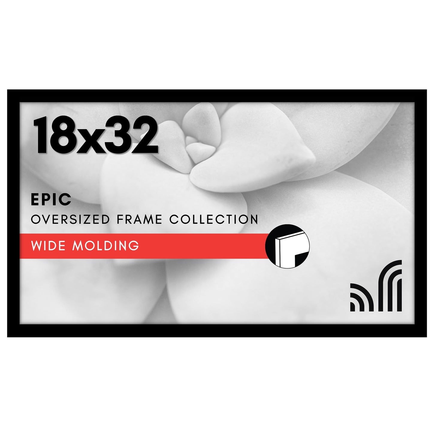 Gallery Poster Frame with Wood Grain Finish | Epic Collection