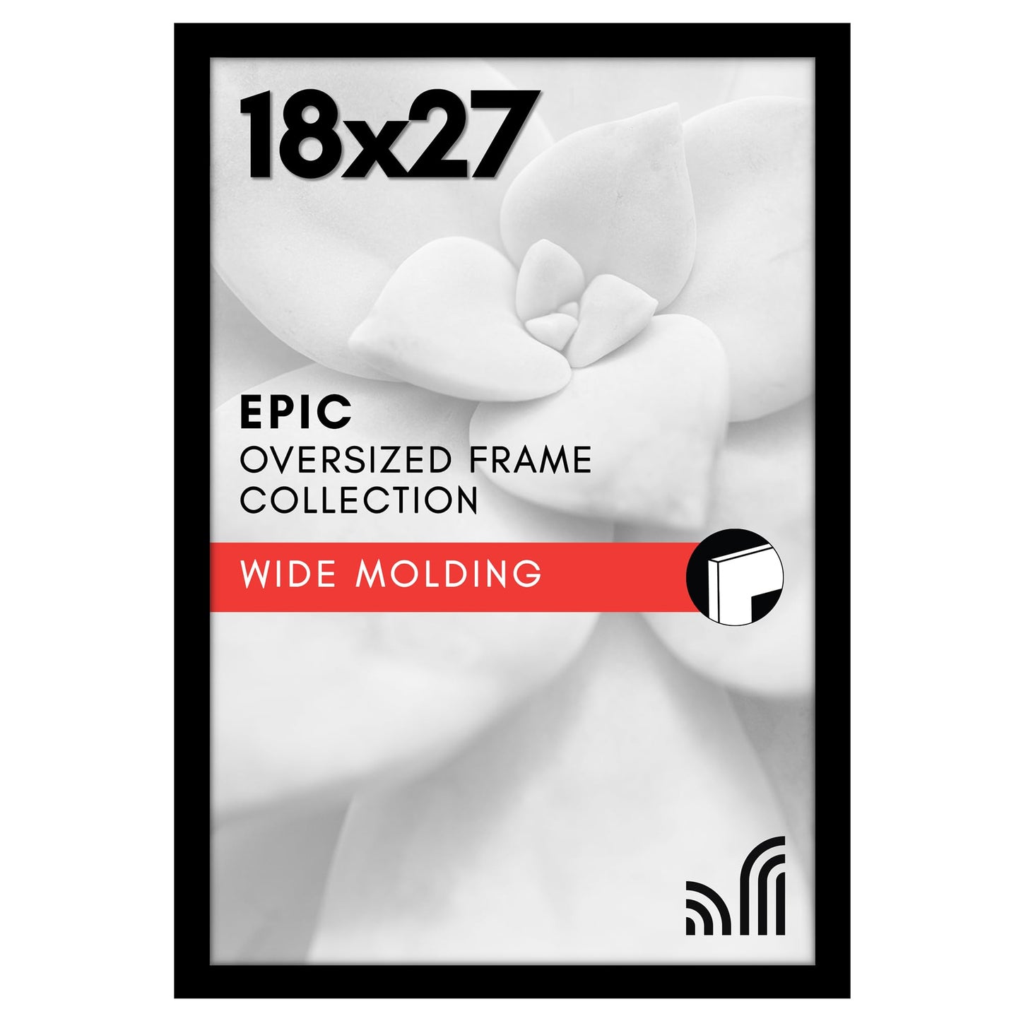 Gallery Poster Frame with Wood Grain Finish | Epic Collection