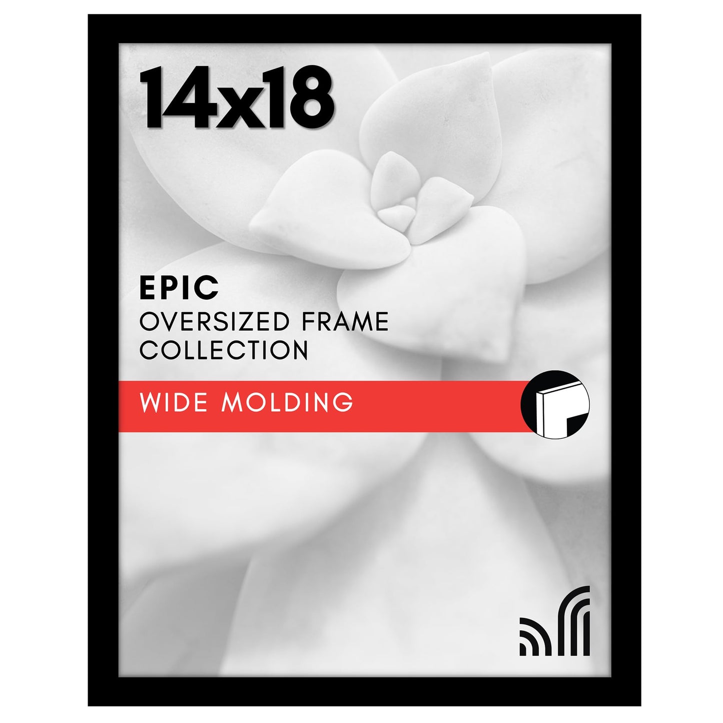 Gallery Poster Frame with Wood Grain Finish | Epic Collection