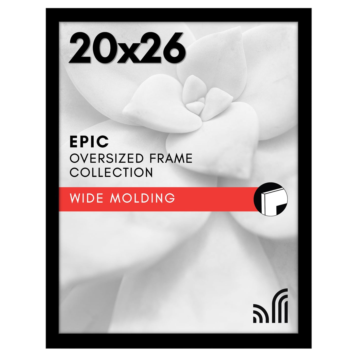 Gallery Poster Frame with Wood Grain Finish | Epic Collection
