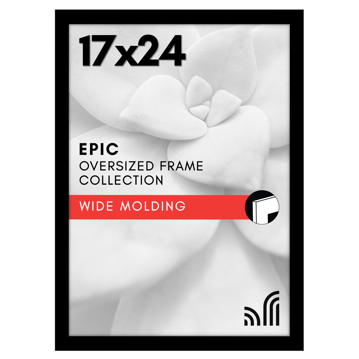Gallery Poster Frame with Wood Grain Finish | Epic Collection