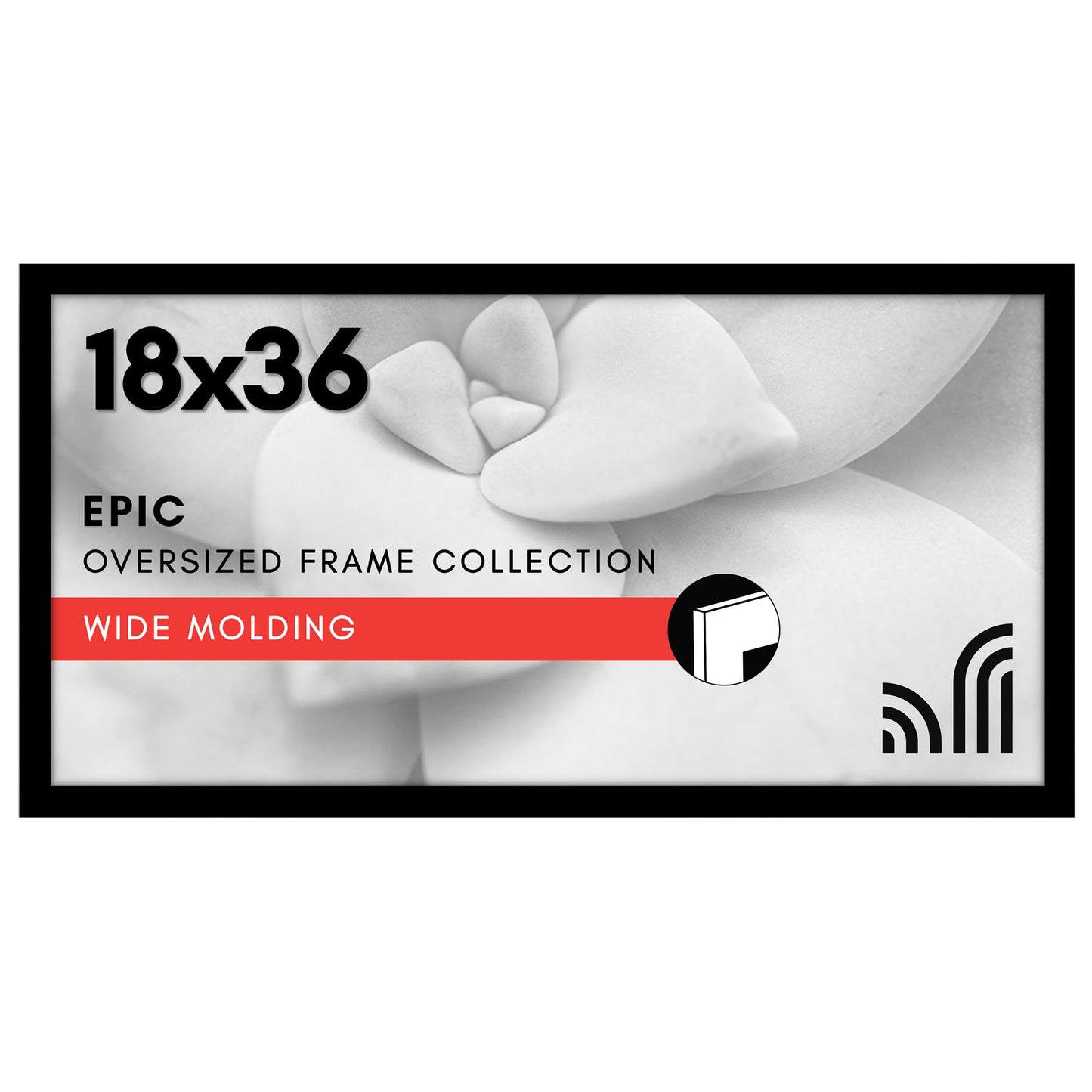 Gallery Poster Frame with Wood Grain Finish | Epic Collection