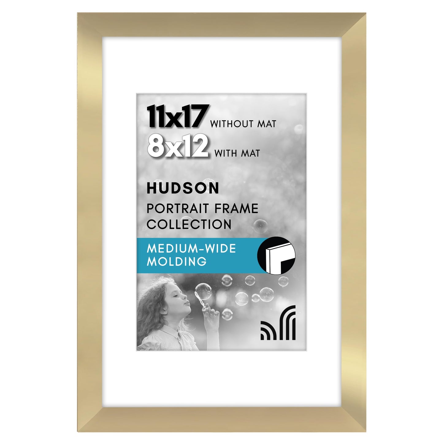 Oversized Gallery Picture Frame with Mat | Hudson Collection