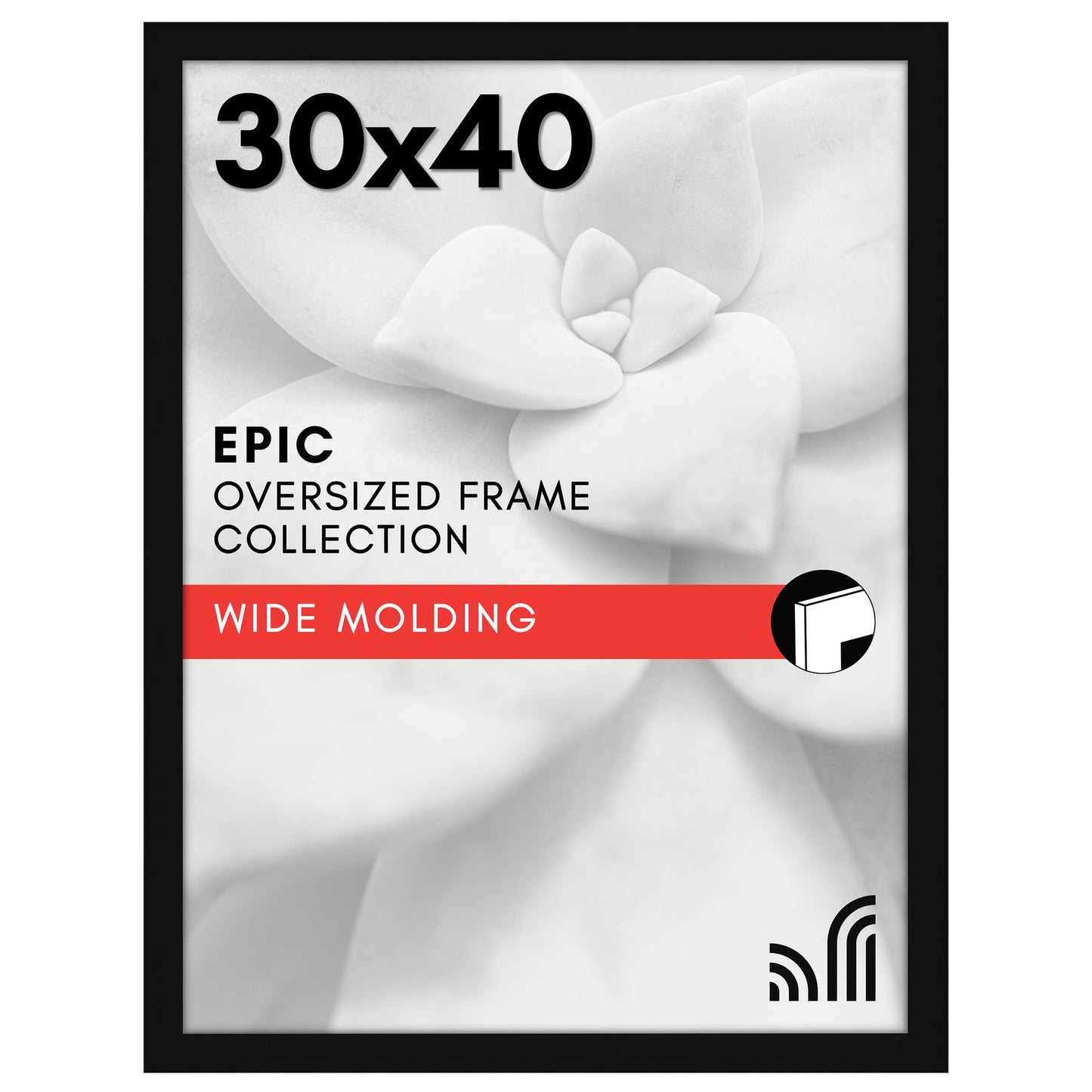 Gallery Poster Frame with Wood Grain Finish | Epic Collection