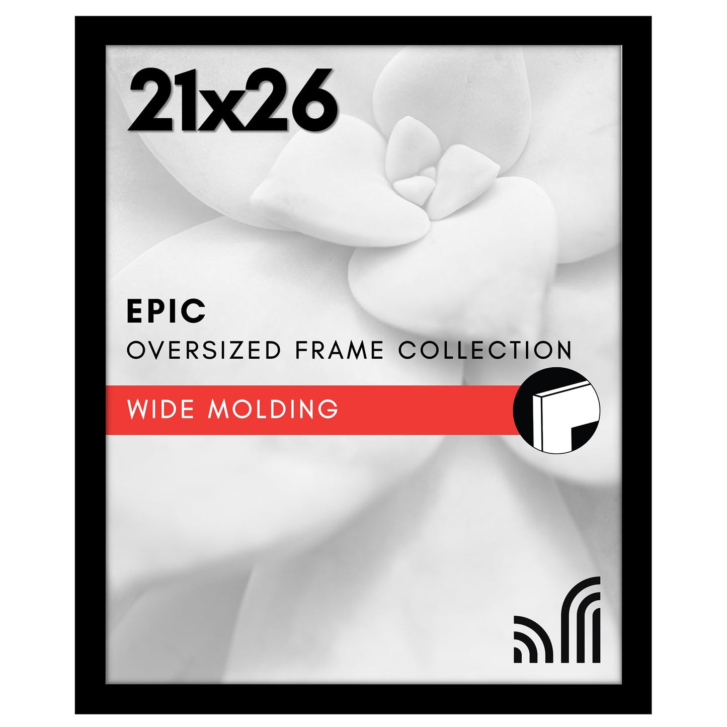Gallery Poster Frame with Wood Grain Finish | Epic Collection