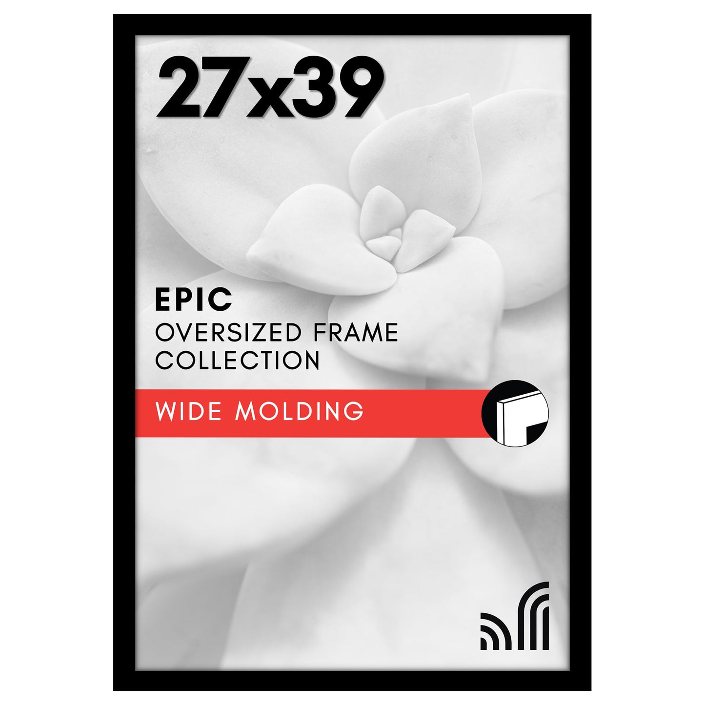 Gallery Poster Frame with Wood Grain Finish | Epic Collection
