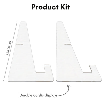 12-Inch | Acrylic Display Stand | Modern - Premium Quality