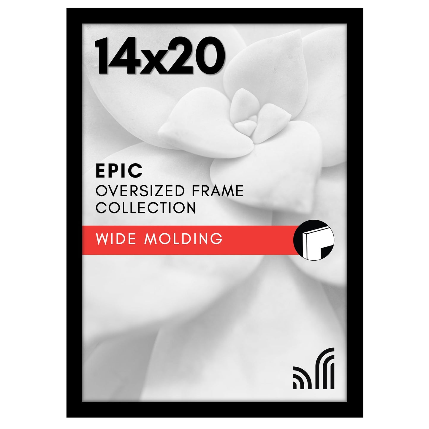 Gallery Poster Frame with Wood Grain Finish | Epic Collection