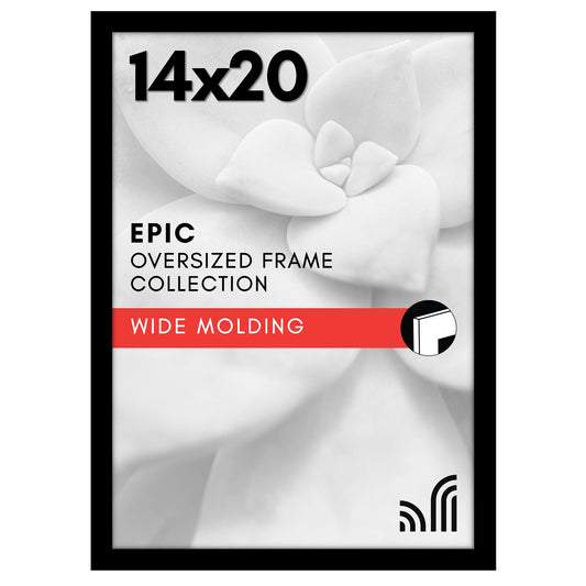 Gallery Poster Frame with Wood Grain Finish | Epic Collection