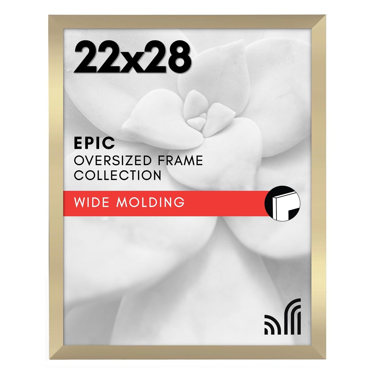 Gallery Poster Frame with Wood Grain Finish | Epic Collection