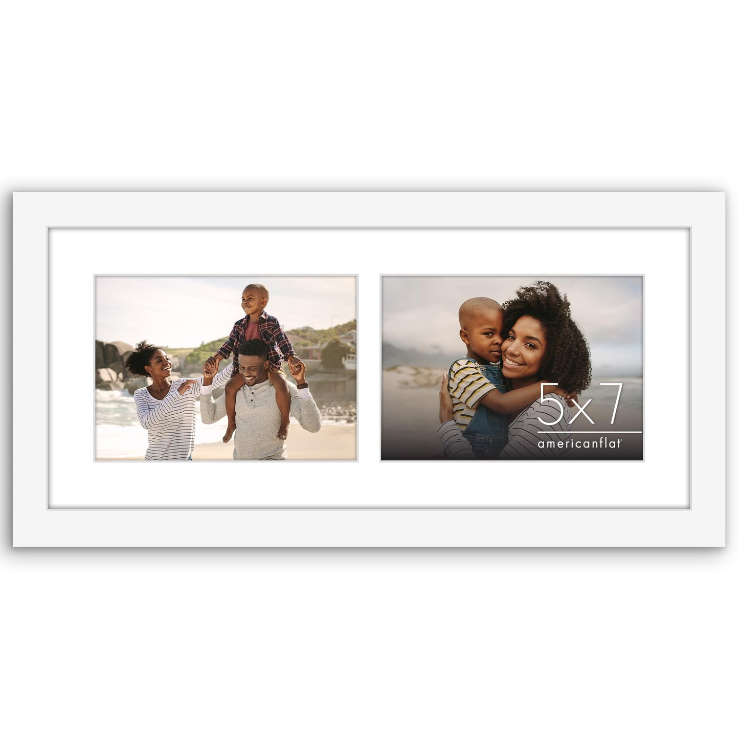 Americanflat Picture Frame with Classic Molding | Signature Collection Collage Picture Frame