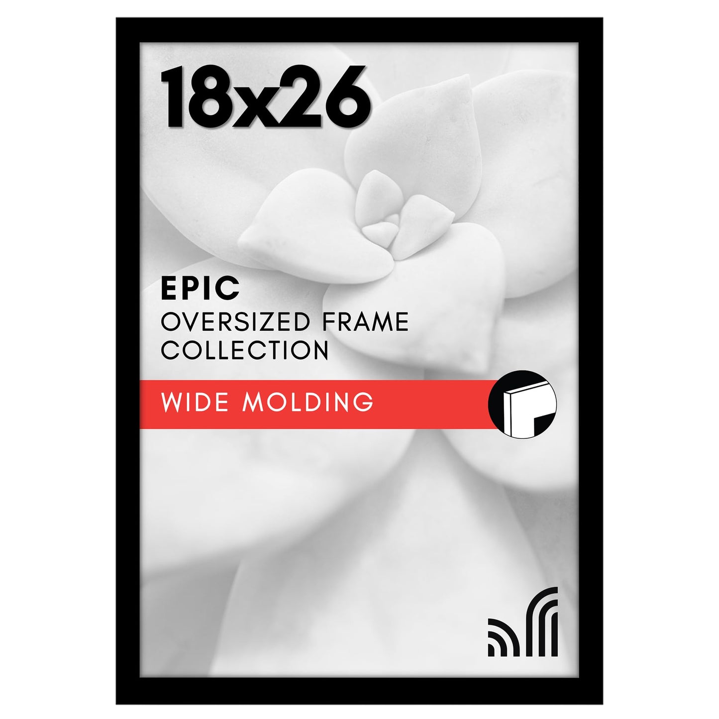 Gallery Poster Frame with Wood Grain Finish | Epic Collection