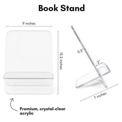 Standard Size | Acrylic Book Stand | Modern - Premium Quality