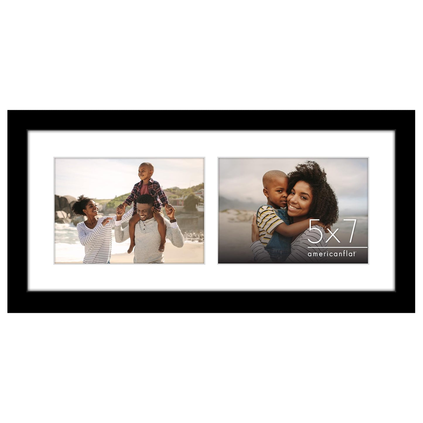 Americanflat Picture Frame with Classic Molding | Signature Collection Collage Picture Frame