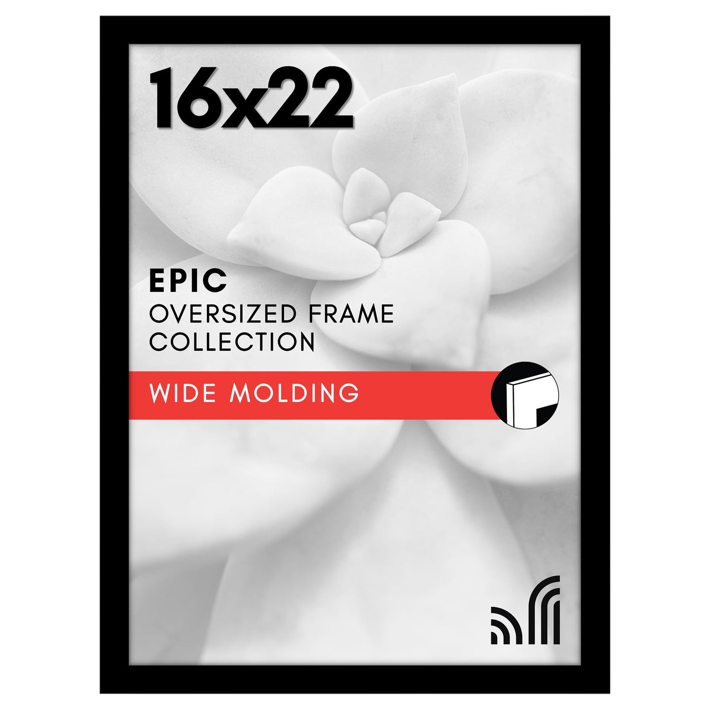 Gallery Poster Frame with Wood Grain Finish | Epic Collection