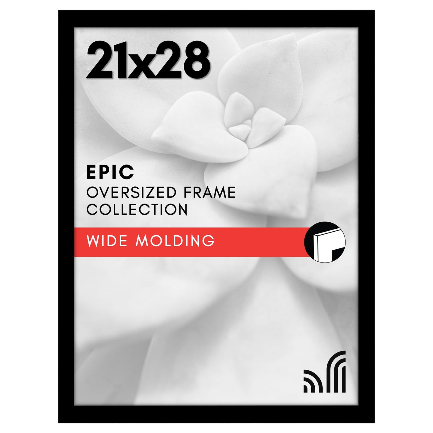 Gallery Poster Frame with Wood Grain Finish | Epic Collection
