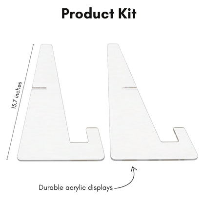 10-Inch | Acrylic Display Stand | Modern - Premium Quality