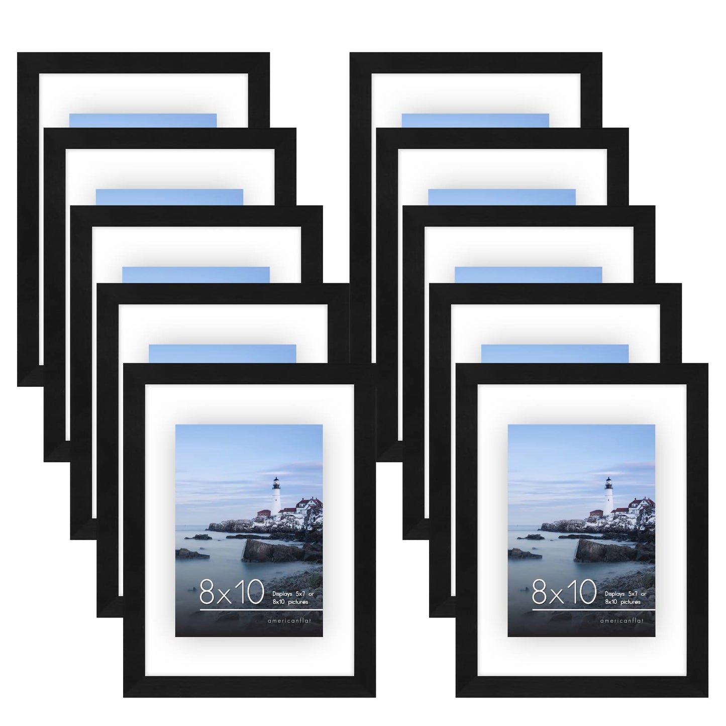 Floating Picture Frame | Americanflat | Clear Glass | Wall & Tabletop Display