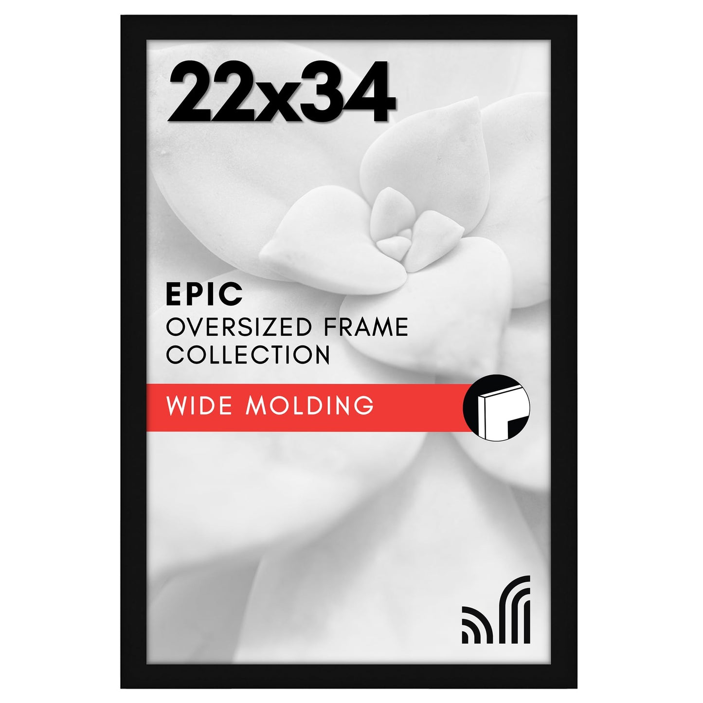 Gallery Poster Frame with Wood Grain Finish | Epic Collection