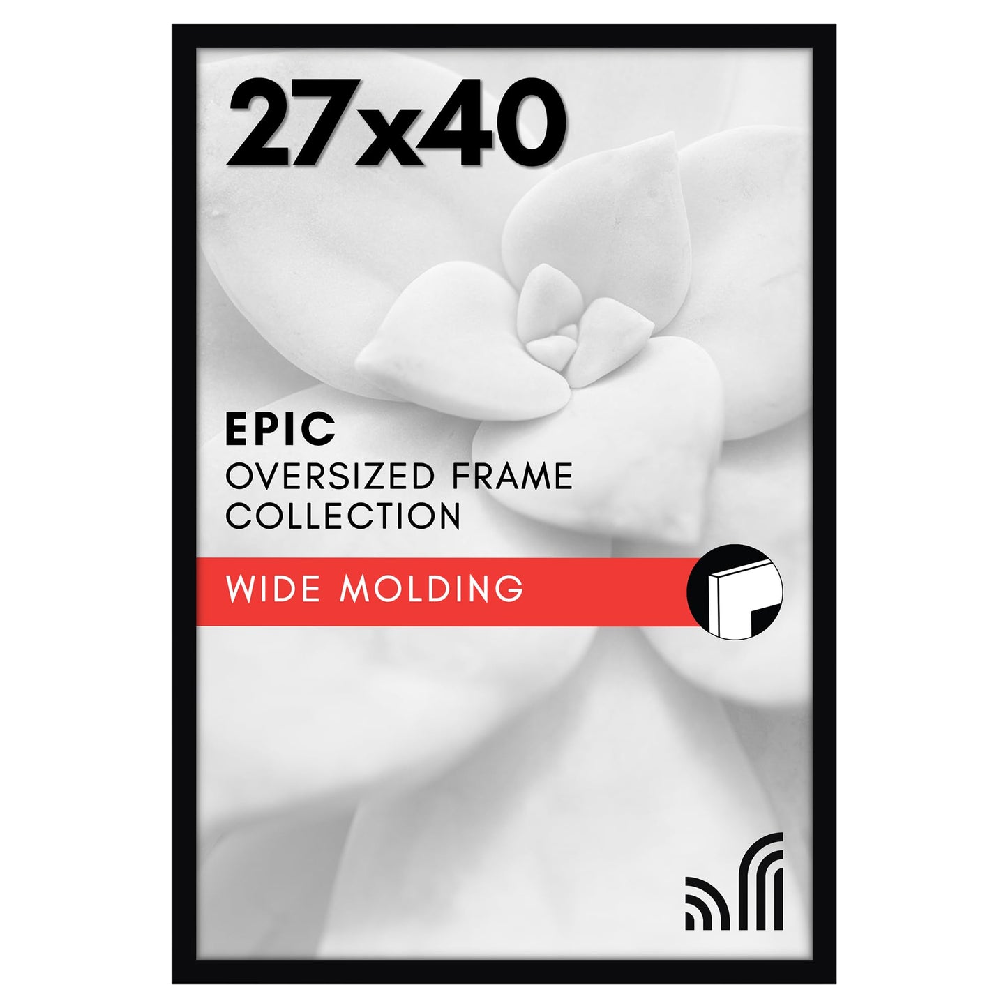 Gallery Poster Frame with Wood Grain Finish | Epic Collection