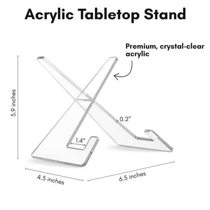 6-Inch | Acrylic Display Stand | Modern - Premium Quality