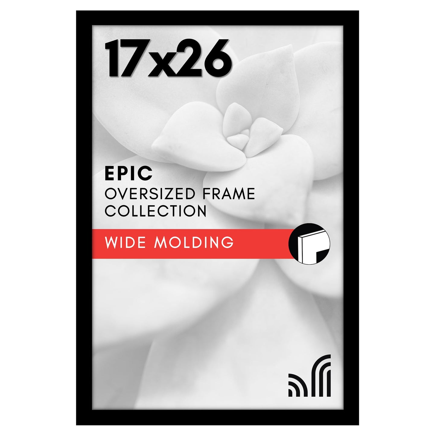 Gallery Poster Frame with Wood Grain Finish | Epic Collection