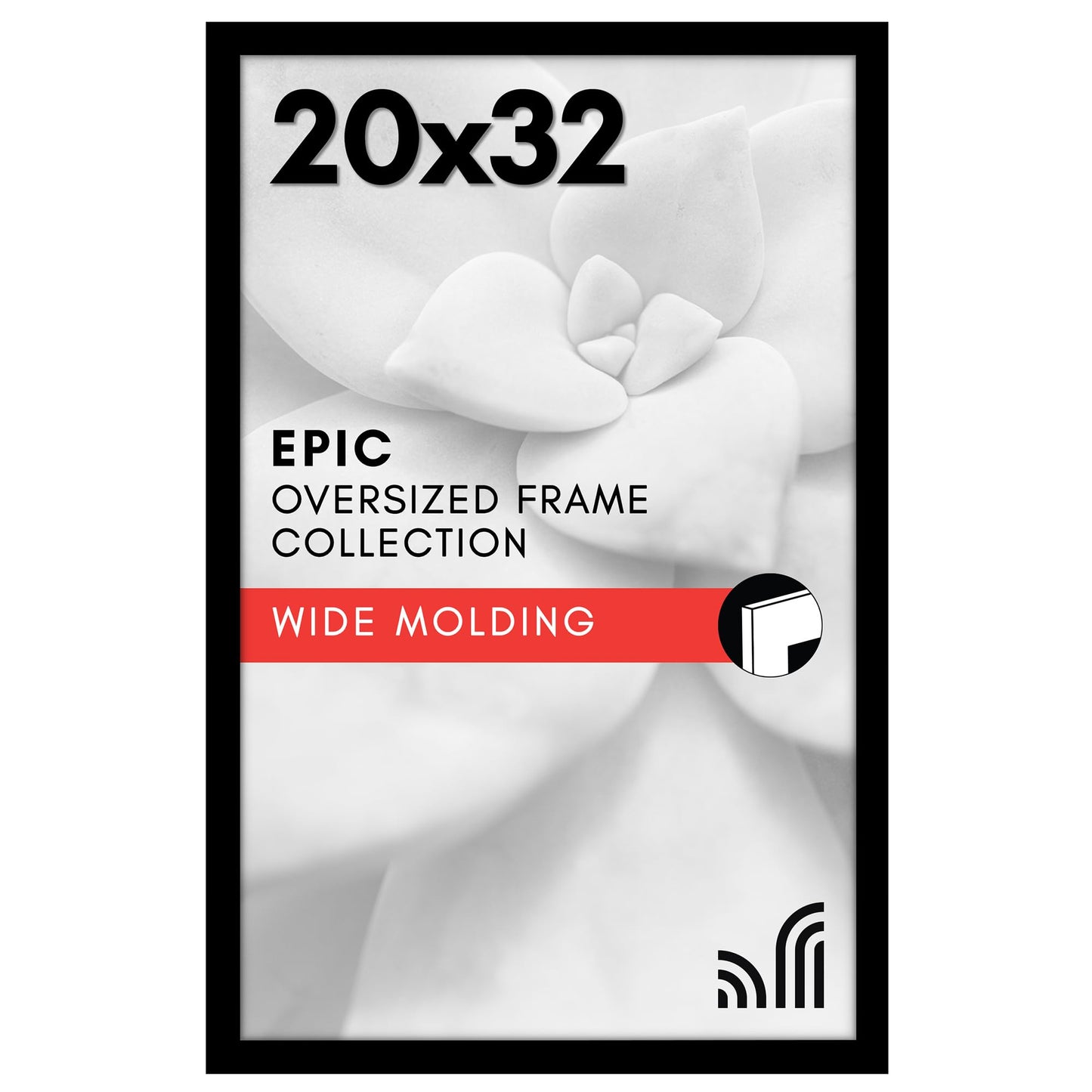 Gallery Poster Frame with Wood Grain Finish | Epic Collection