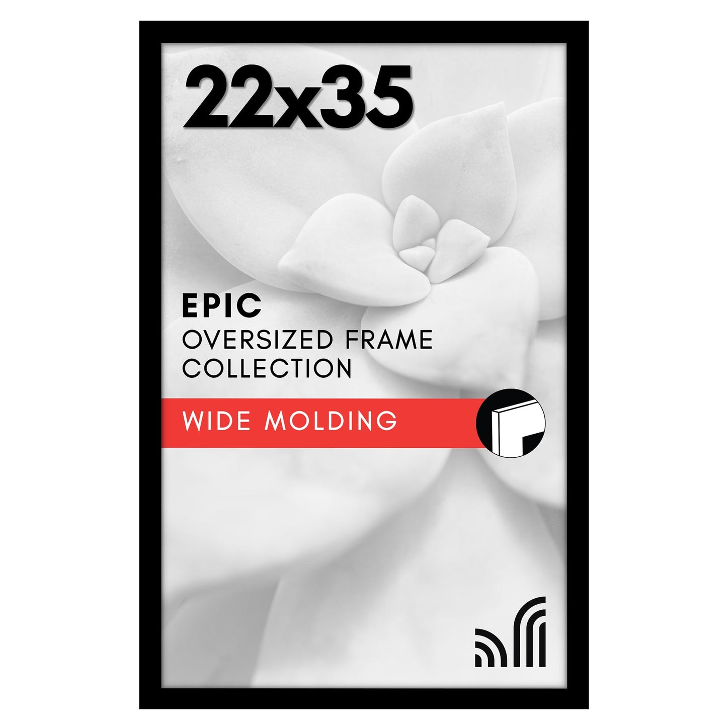 Gallery Poster Frame with Wood Grain Finish | Epic Collection
