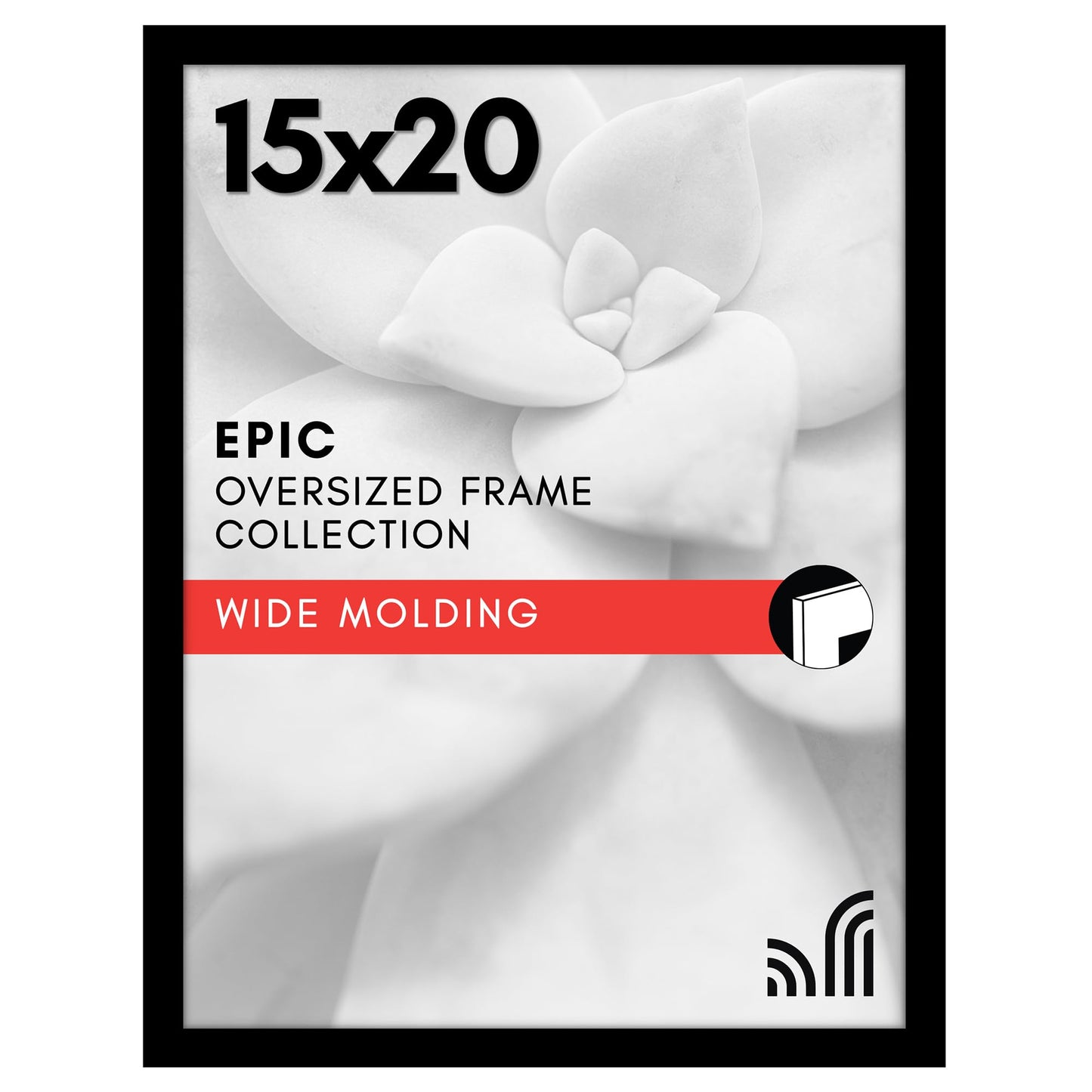 Gallery Poster Frame with Wood Grain Finish | Epic Collection