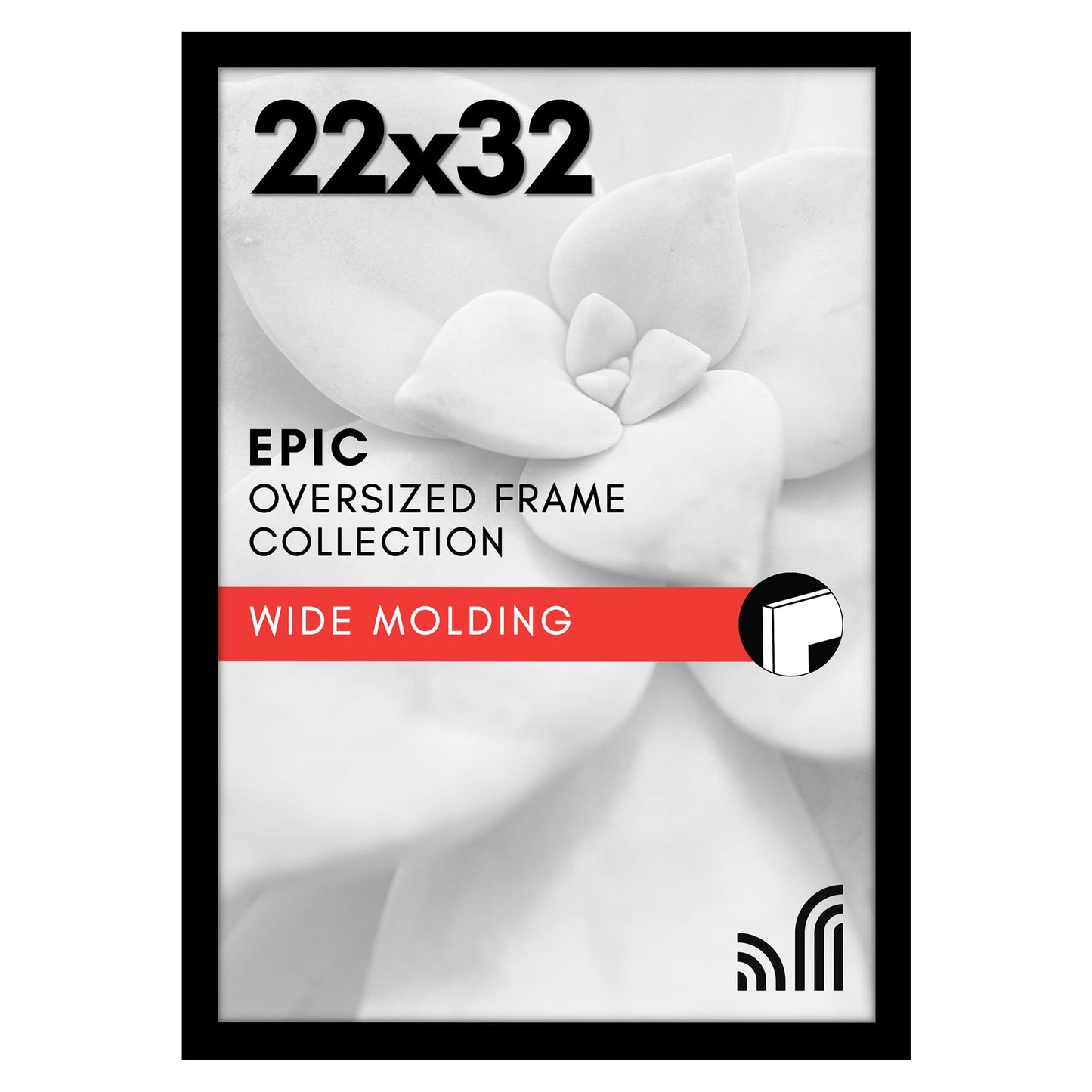 Gallery Poster Frame with Wood Grain Finish | Epic Collection