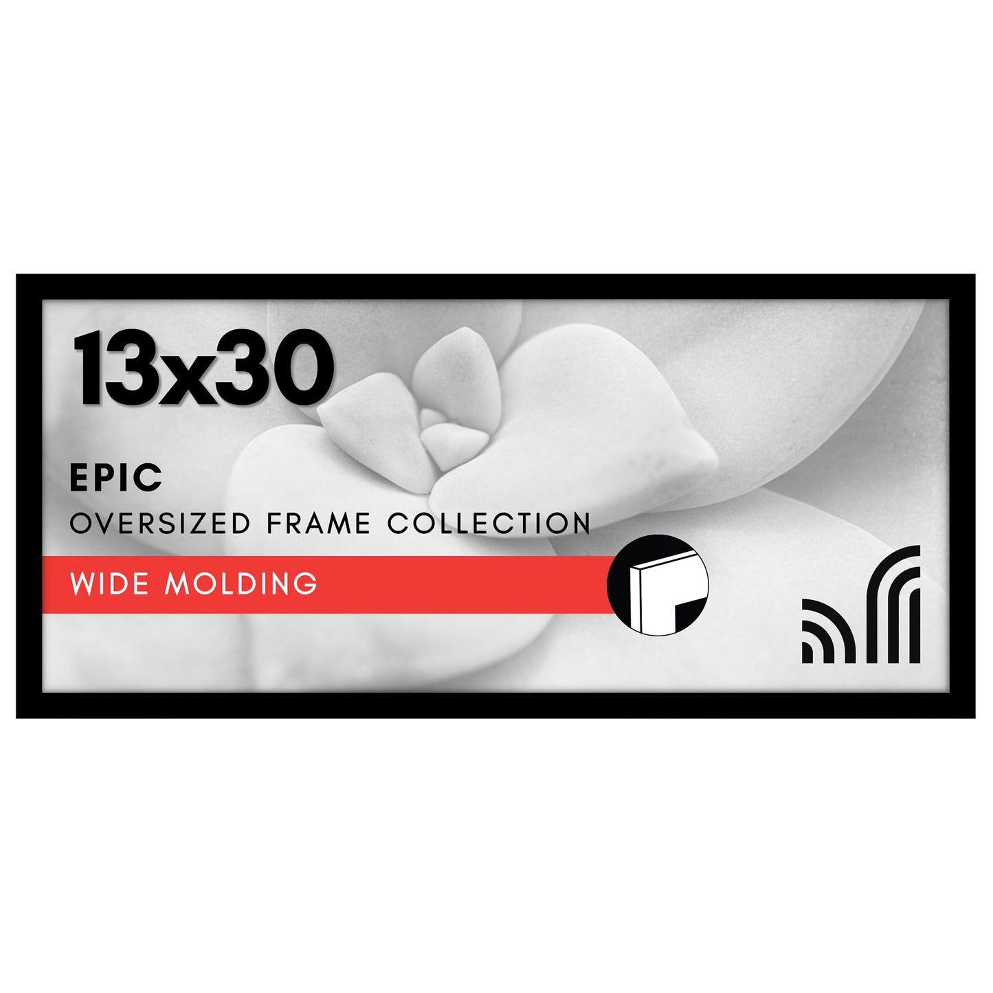 Gallery Poster Frame with Wood Grain Finish | Epic Collection