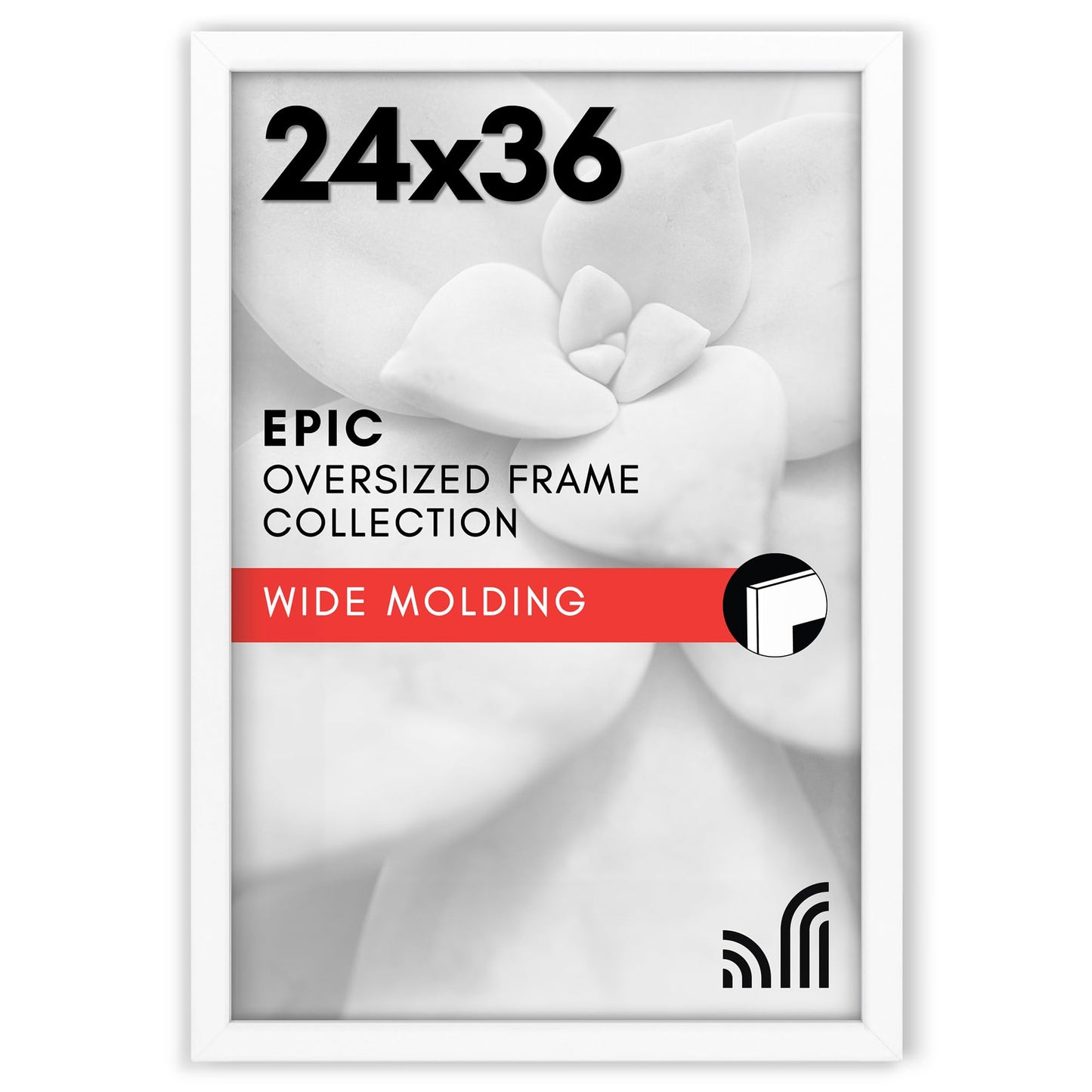 Gallery Poster Frame with Wood Grain Finish | Epic Collection