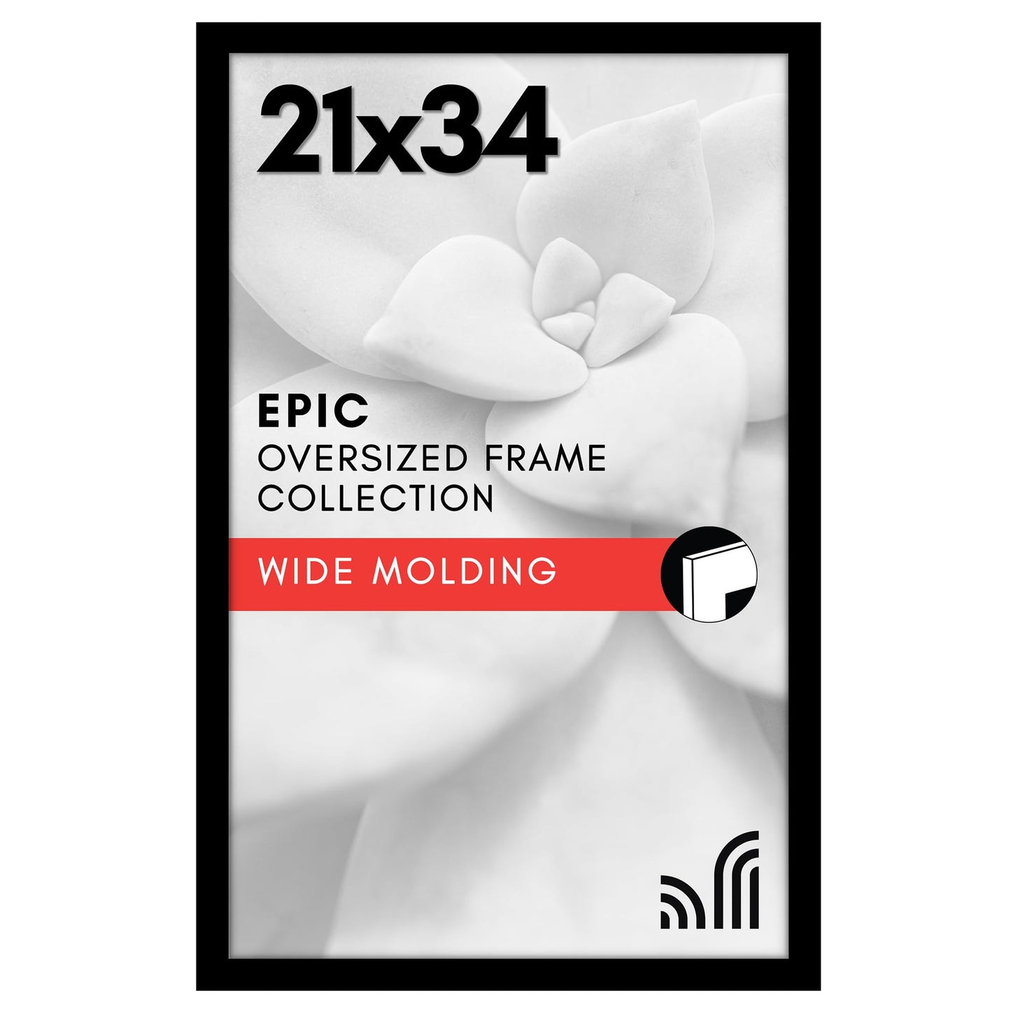 Gallery Poster Frame with Wood Grain Finish | Epic Collection