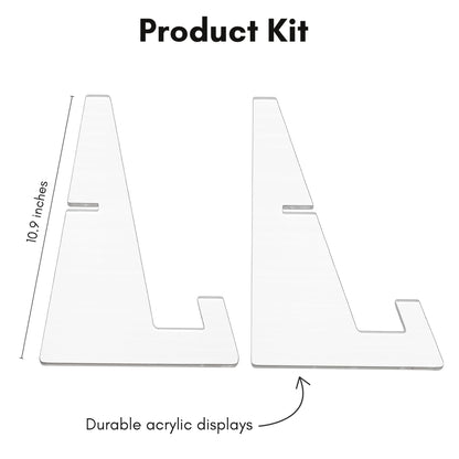 8-Inch | Acrylic Display Stand | Modern - Premium Quality