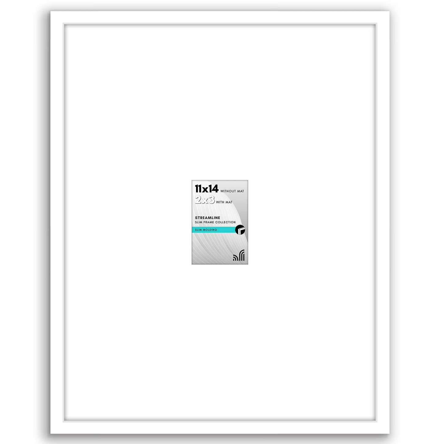 Thin Border Picture Frame | Shatter-Resistant Plexiglass | Wall Art Display
