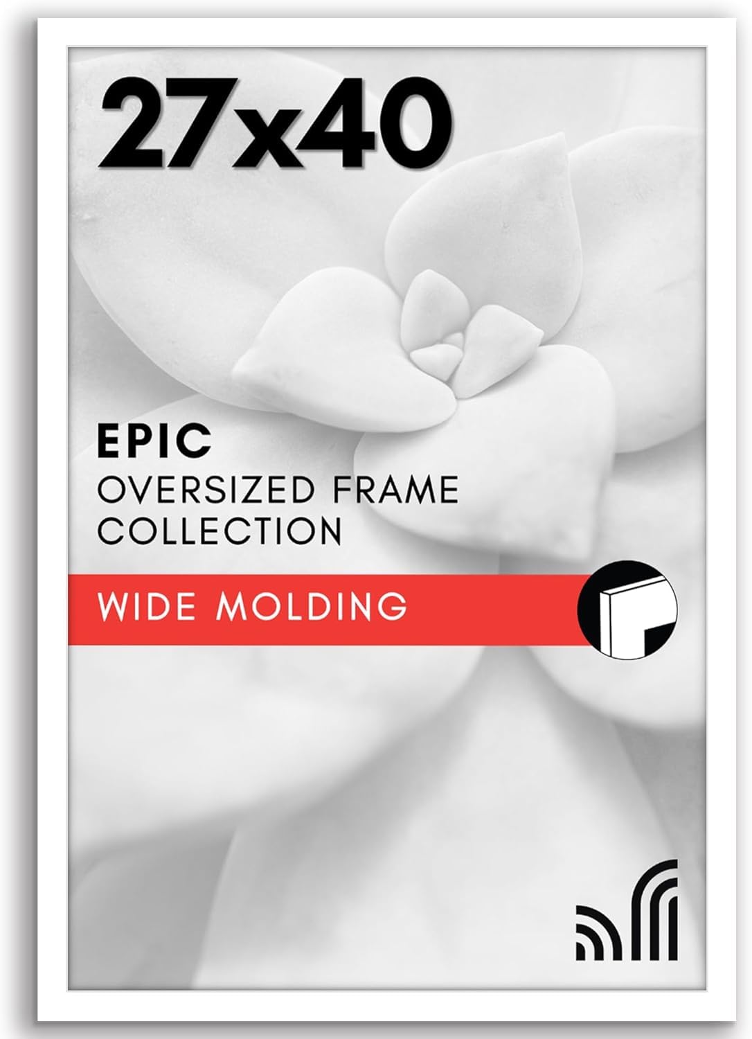 Gallery Poster Frame with Wood Grain Finish | Epic Collection