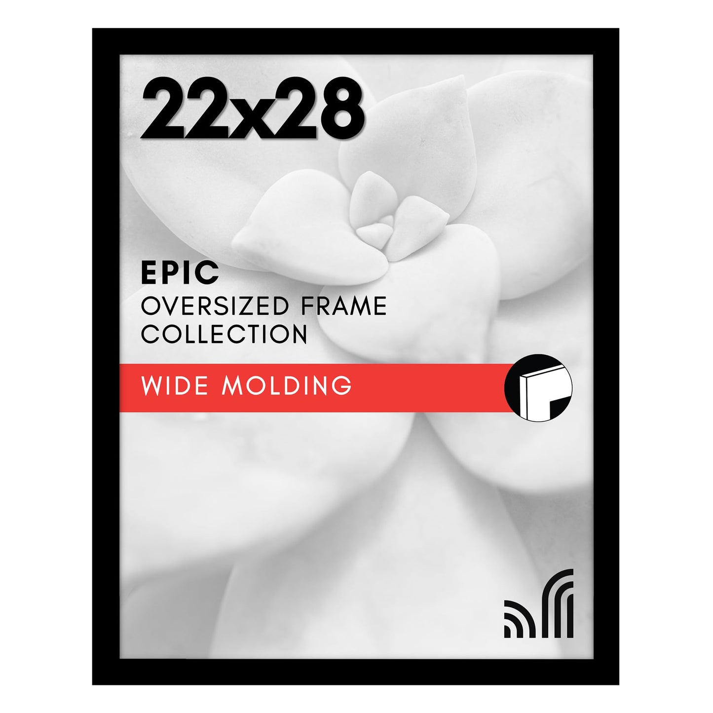 Gallery Poster Frame with Wood Grain Finish | Epic Collection