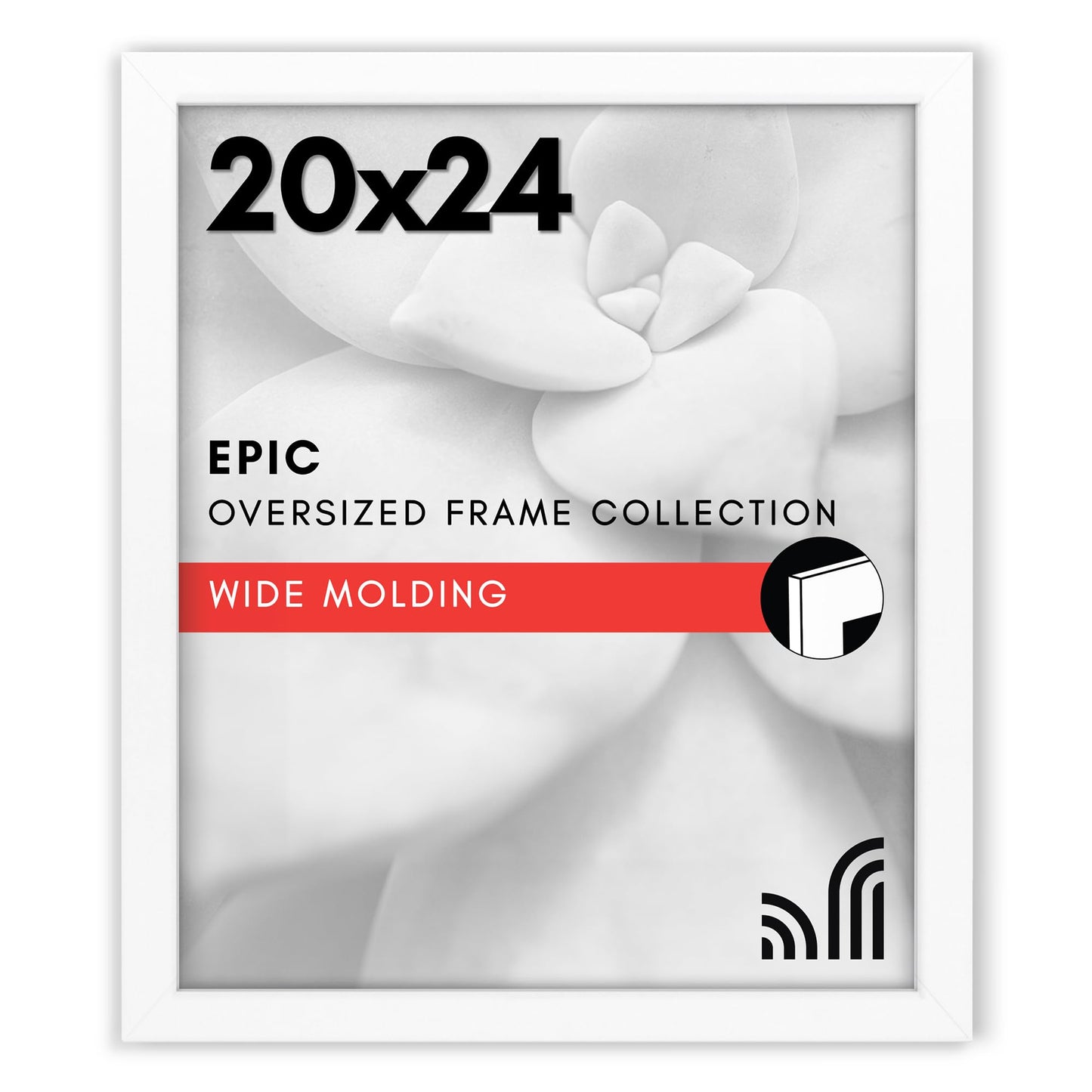Gallery Poster Frame with Wood Grain Finish | Epic Collection