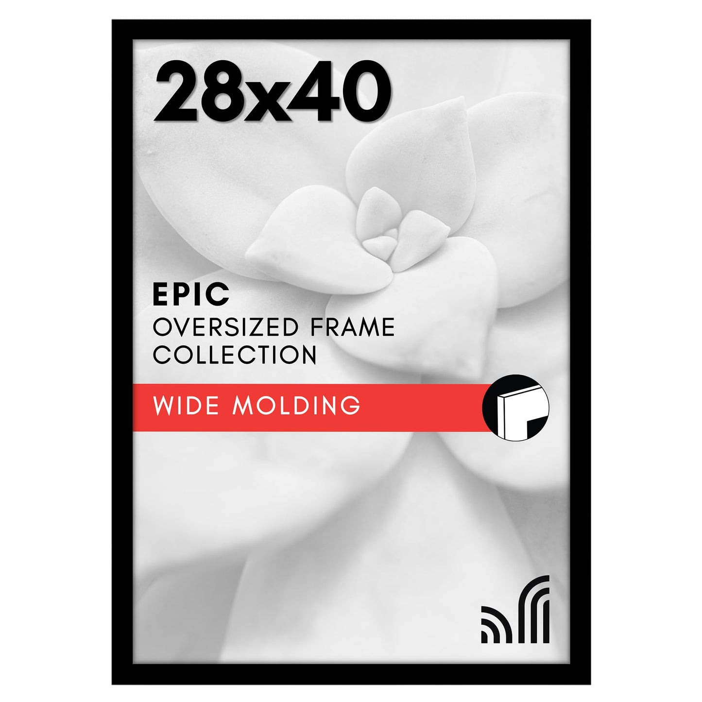 Gallery Poster Frame with Wood Grain Finish | Epic Collection