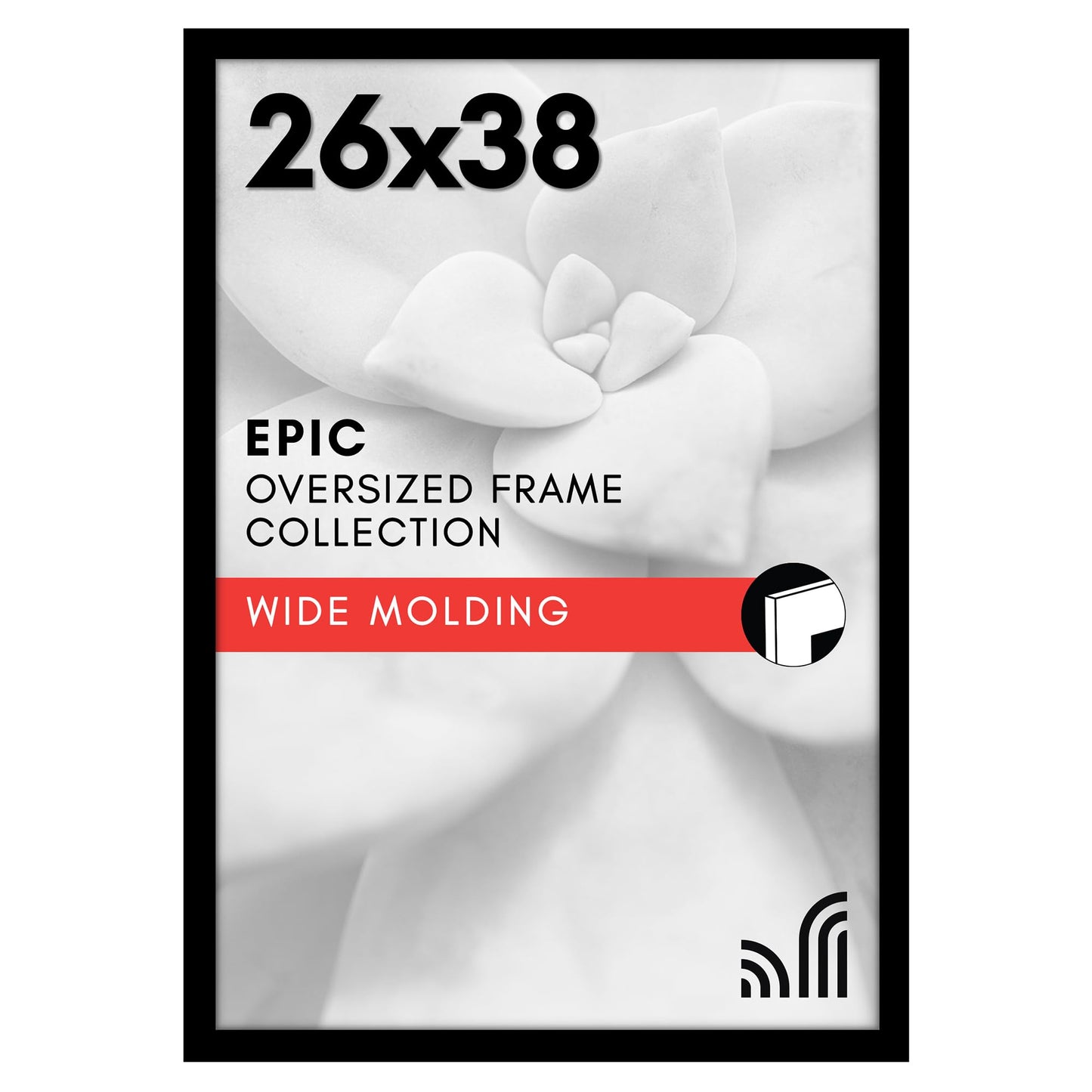 Gallery Poster Frame with Wood Grain Finish | Epic Collection