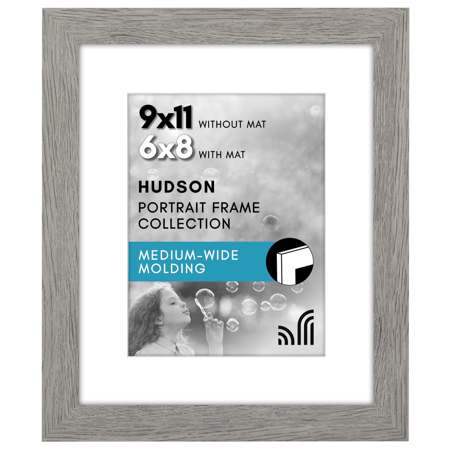 Oversized Gallery Picture Frame with Mat | Hudson Collection