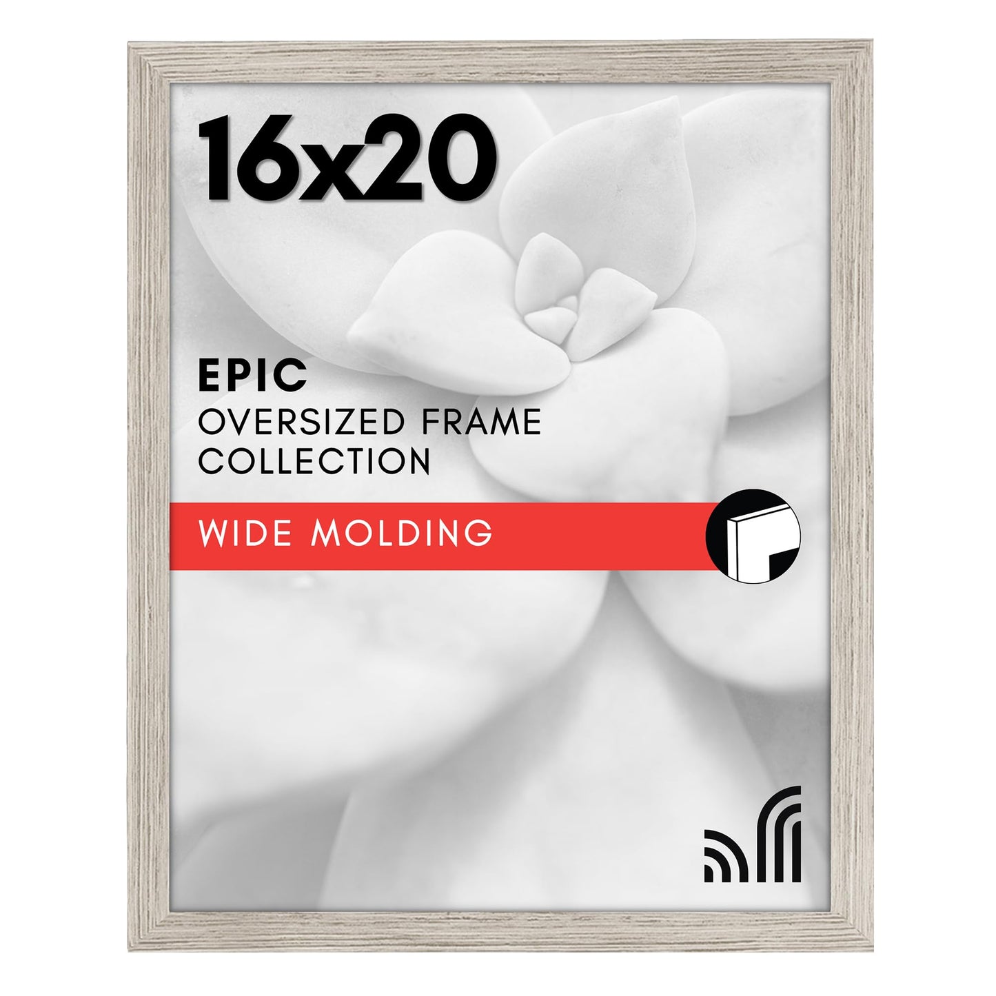Gallery Poster Frame with Wood Grain Finish | Epic Collection