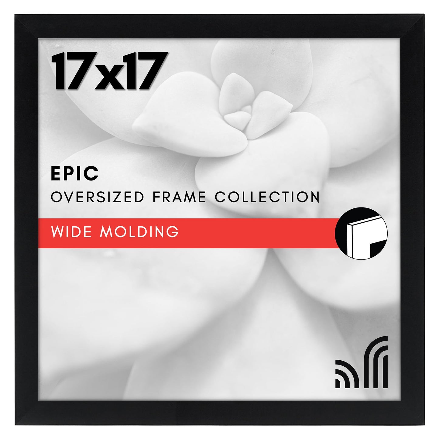 Gallery Poster Frame with Wood Grain Finish | Epic Collection